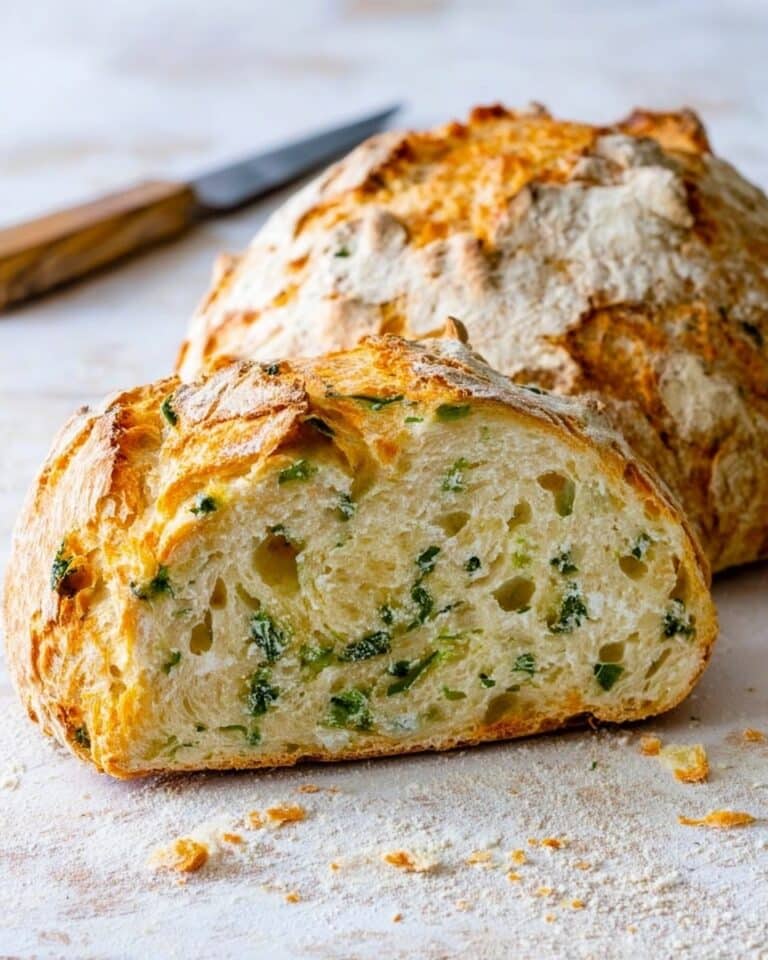 Jalapeño & Cheddar No-Knead Bread Recipe