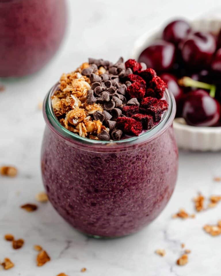 Cherry Chia Pudding Recipe