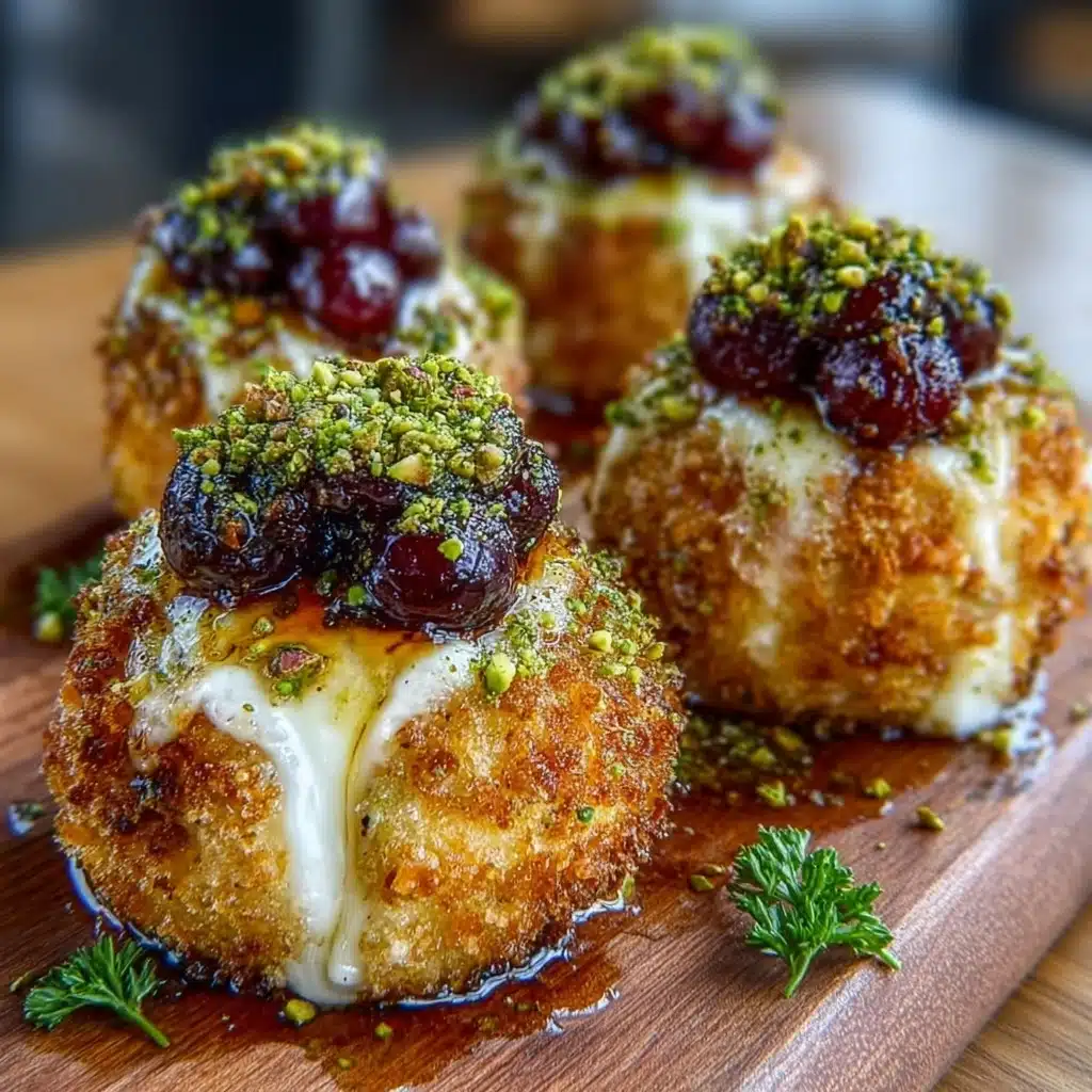 Savory Pistachio-Crusted Brie Bites Recipe - Recipe Image