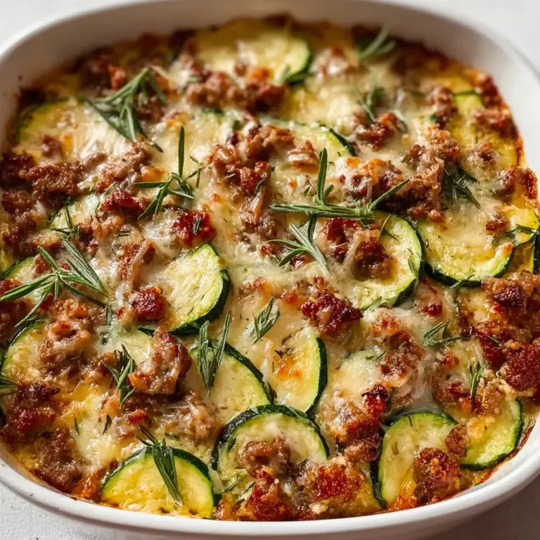 Ground Turkey Zucchini Casserole Recipe
