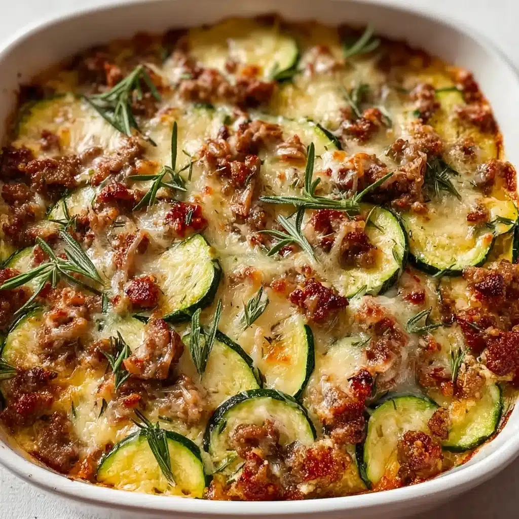 Ground Turkey Zucchini Casserole Recipe - Recipe Image