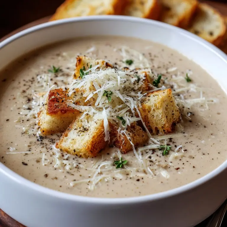 Tuscan Parmesan Cream Soup: A Comforting Delight Recipe
