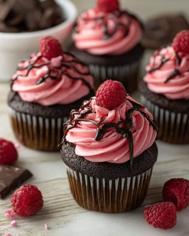Decadent Raspberry Chocolate Lava Cupcakes Recipe
