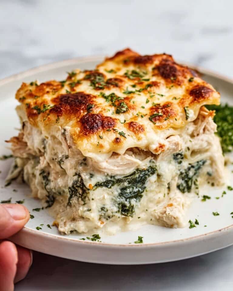 Chicken and Spinach Casserole with Cream Cheese Recipe