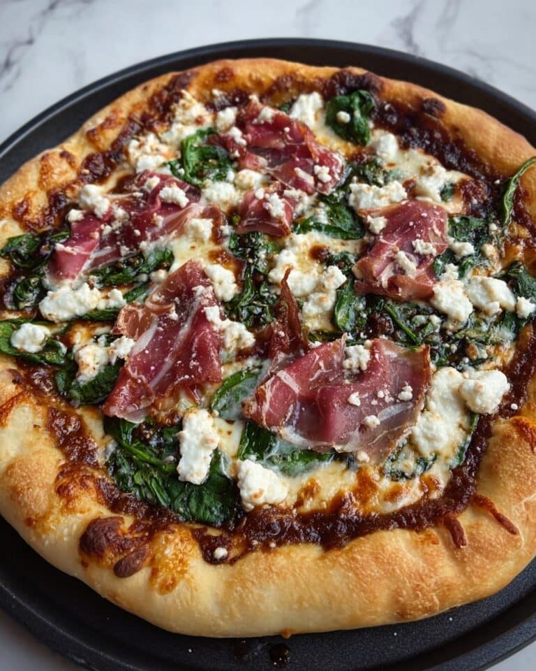 Easy 20-Minute Fig Jam Pizza with Goat Cheese and Prosciutto Recipe