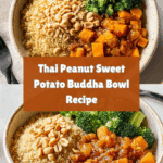 Thai Peanut Sweet Potato Buddha Bowl Recipe