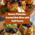 Savory Pistachio-Crusted Brie Bites Recipe