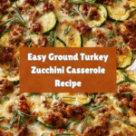 Ground Turkey Zucchini Casserole Recipe