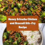 Honey Sriracha Ground Chicken and Broccoli Recipe