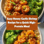 High-Protein Honey Garlic Shrimp Recipe