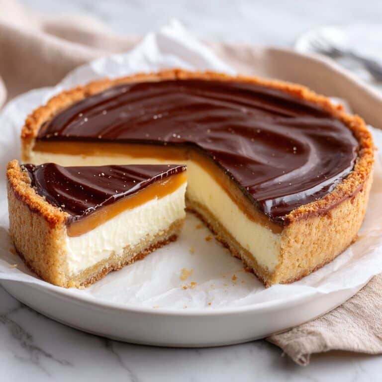 Twix Cheesecake Pie Recipe