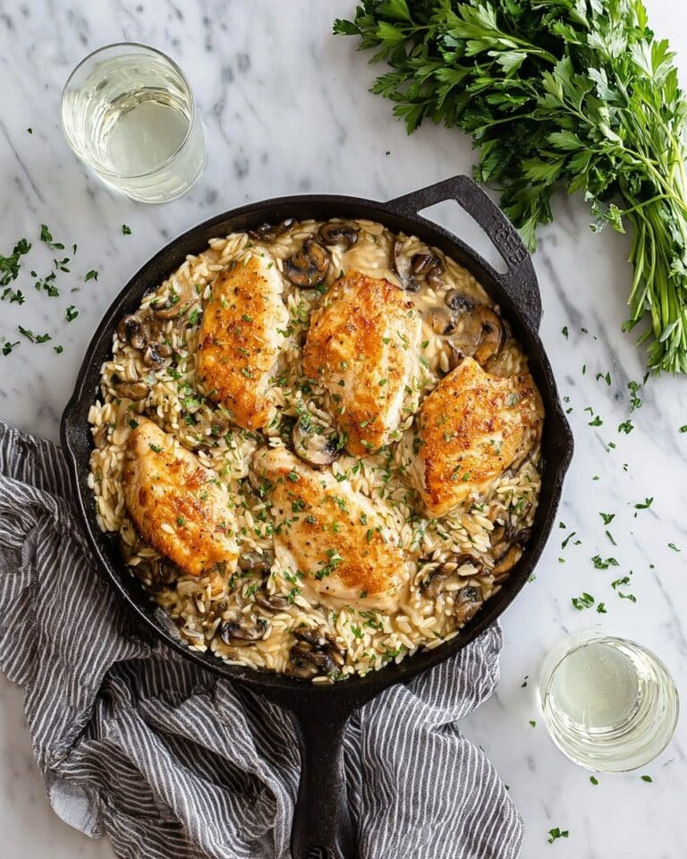 Marsala Chicken Orzo Recipe