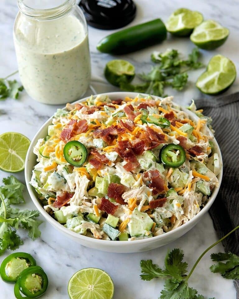 Keto Jalapeno Popper Cottage Cheese Chicken Salad Recipe