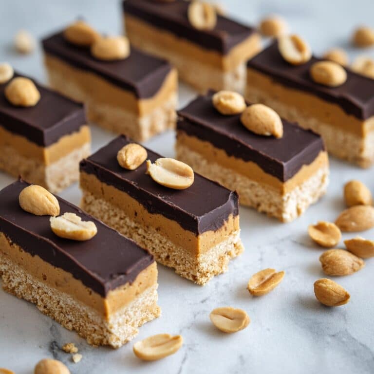 No-Bake Peanut Butter Protein Bars with Dark Chocolate Recipe