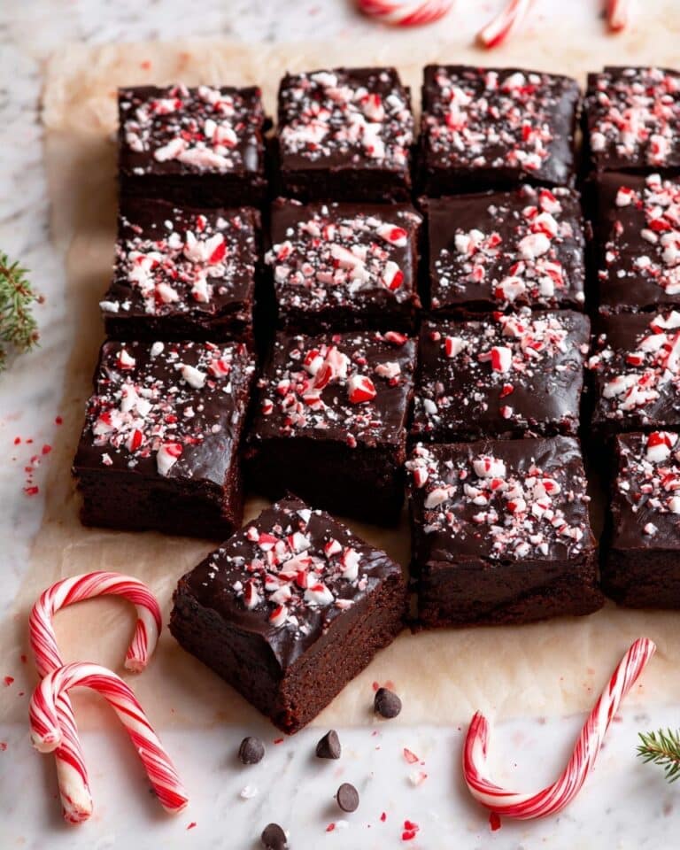 One Bowl Peppermint Brownies Recipe