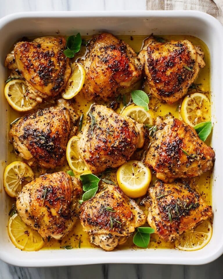 Greek Lemon Chicken Thighs Recipe
