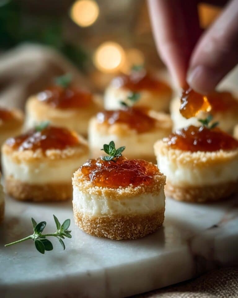 Cheesy Thumbprint Appetizers with Hot Pepper Jelly Recipe
