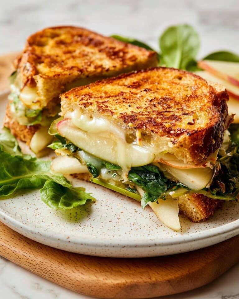The Ultimate Spicy Cheddar & Apple Fall Veggie Sandwich Recipe