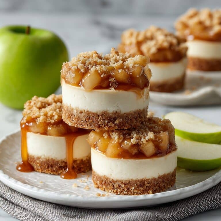 Apple Crisp Mini Cheesecakes Recipe