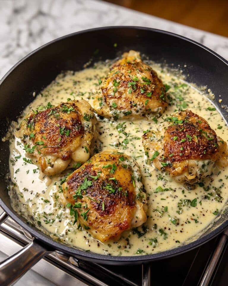 Chicken with Boursin Sauce with Garlic and Fine Herbs Recipe