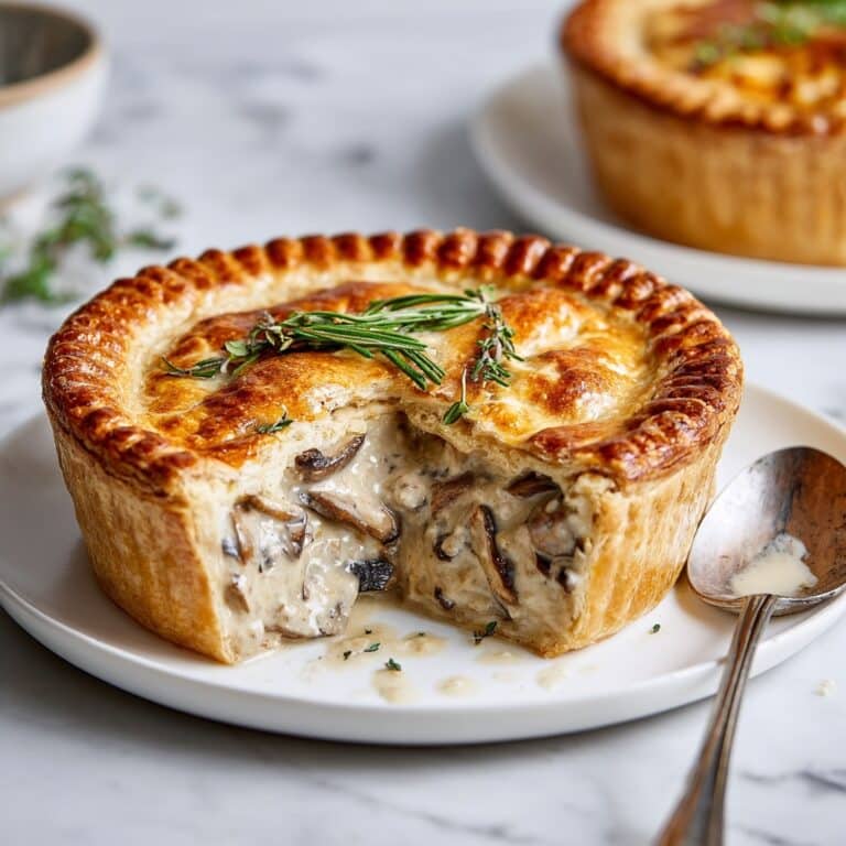 Cozy Chicken and Mushroom Pot Pie Recipe