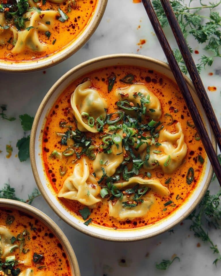 Quick Coconut Curry Soup with Vegan Dumplings Recipe