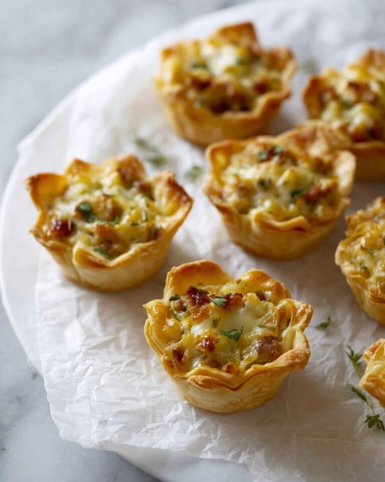 French Onion Tartlets Recipe