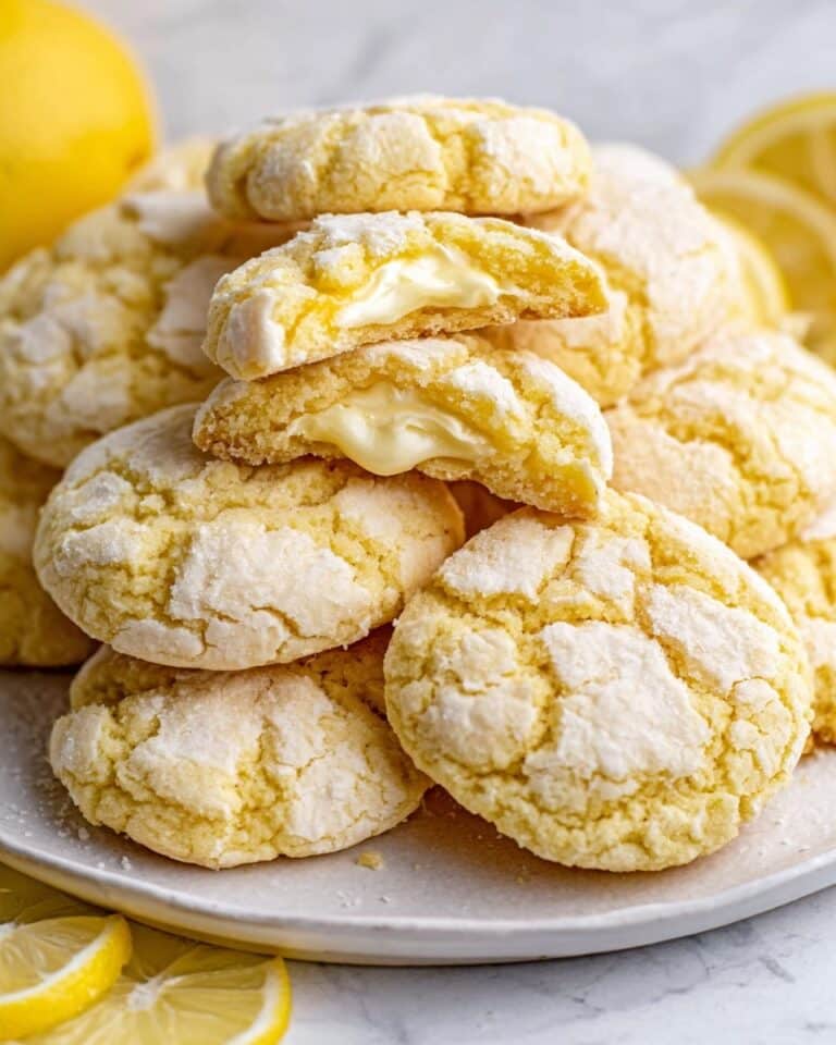 Zesty Lemon Cheesecake Cookies Recipe