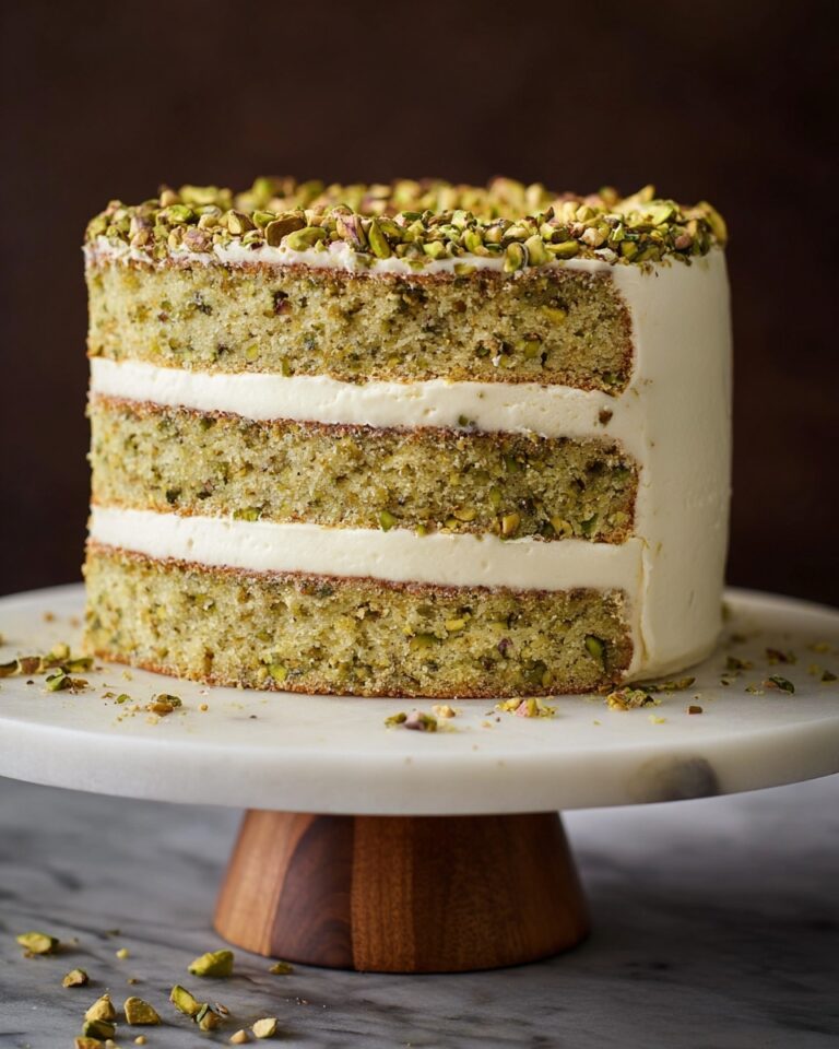 Pistachio Mascarpone Layer Cake Recipe