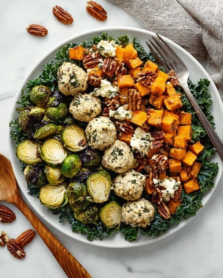 Sweet Potato, Brussels Sprout & Kale Salad Recipe