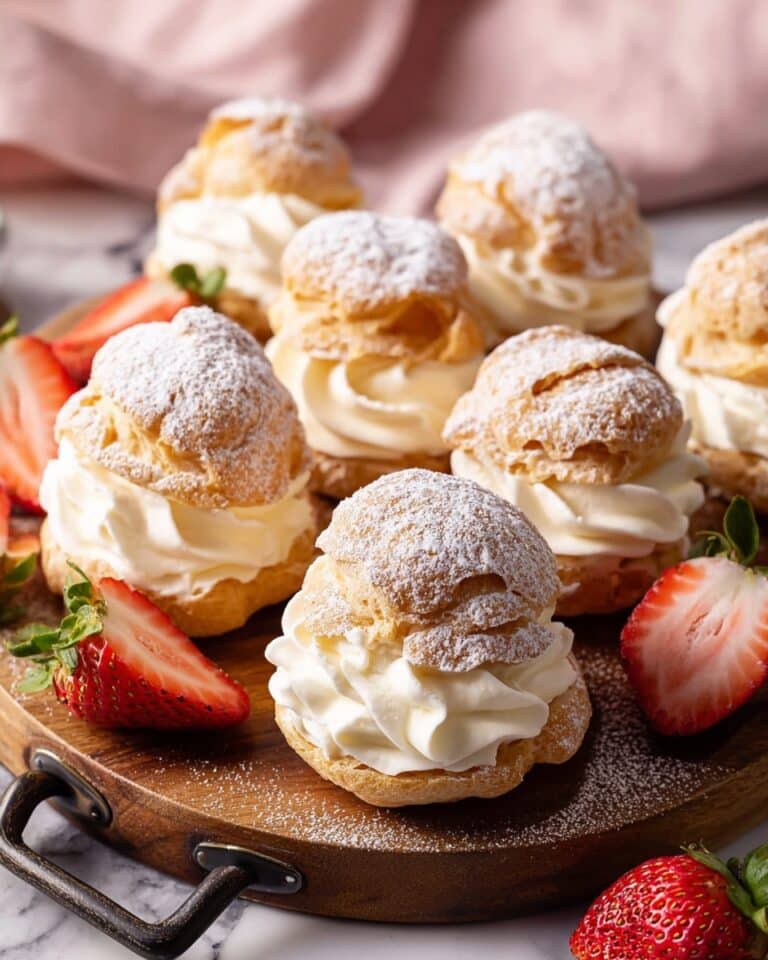 Dreamy Eggnog Cream Puffs Holiday Delight Recipe