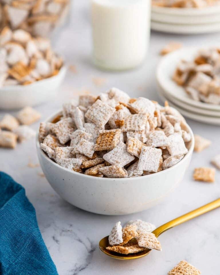 Biscoff Cookie Butter Muddy Buddies Recipe