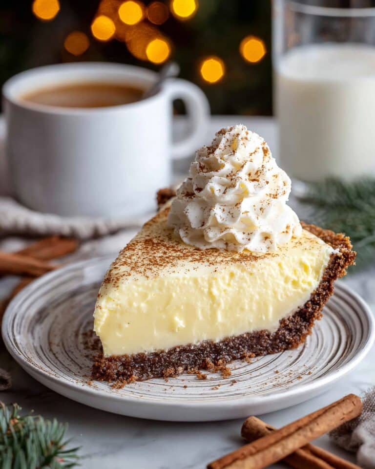 Christmas Eve Cinnamon-Vanilla Custard Pie – Creamy Holiday Dessert Magic Recipe
