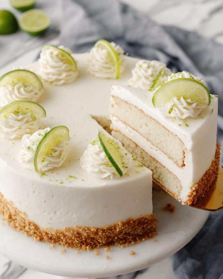 Key Lime Cake with Lime Cream Cheese Frosting Recipe