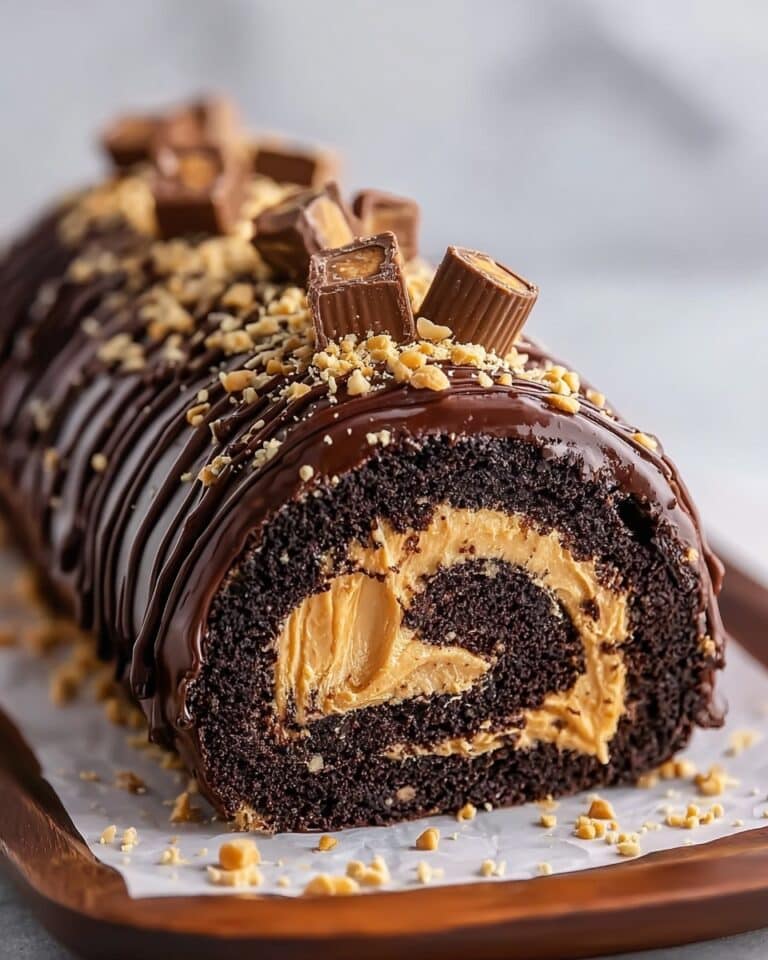 Peanut Butter Cup Chocolate Roll Recipe