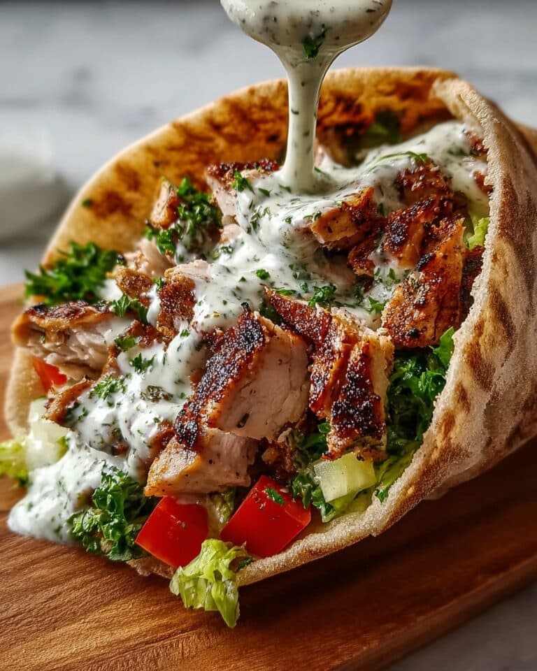 Chicken Shawarma with Garlic Sauce Recipe