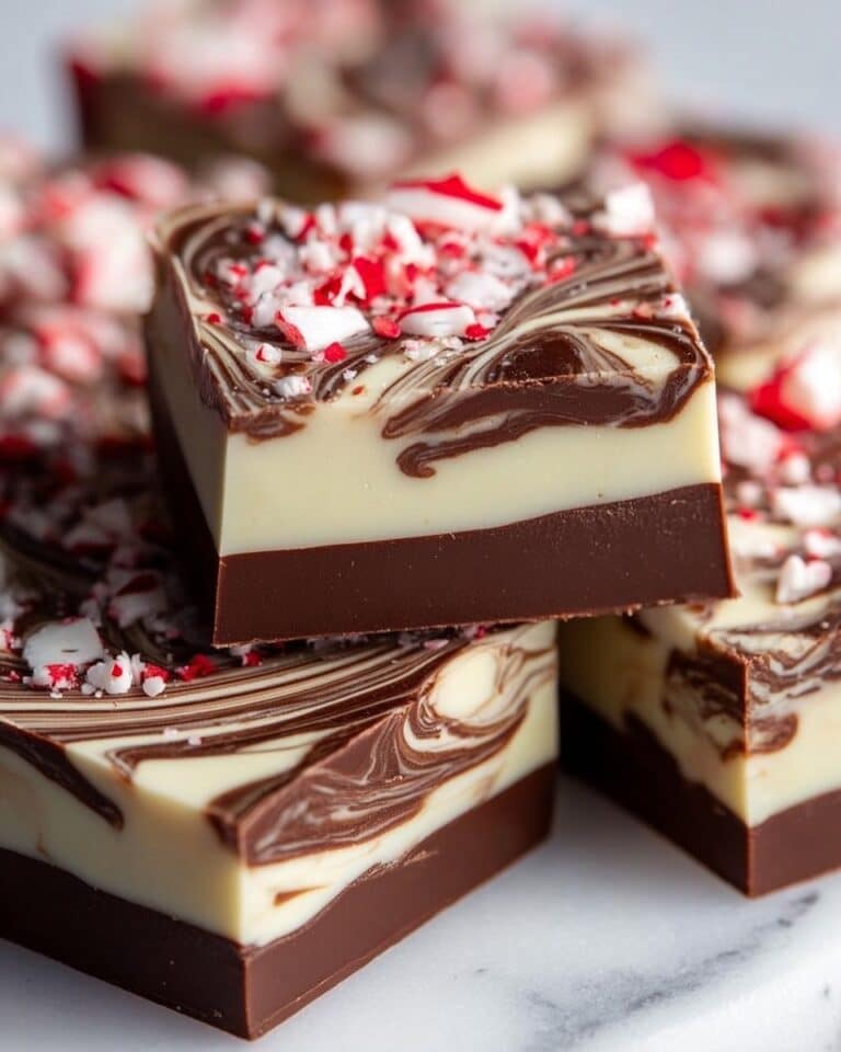 Peppermint Swirl Fudge Recipe