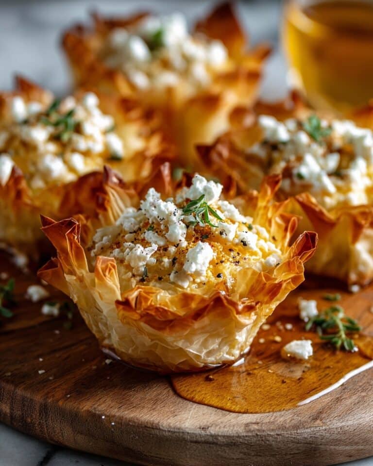 Crispy Feta and Hot Honey Phyllo Cups Recipe