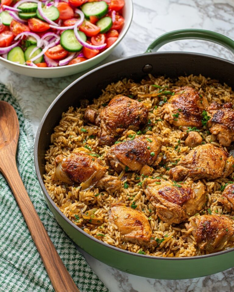 One Pot Shawarma Chicken and Rice Recipe