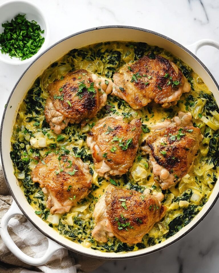 Spinach Artichoke Chicken Skillet (Paleo, Whole30, & Keto) Recipe