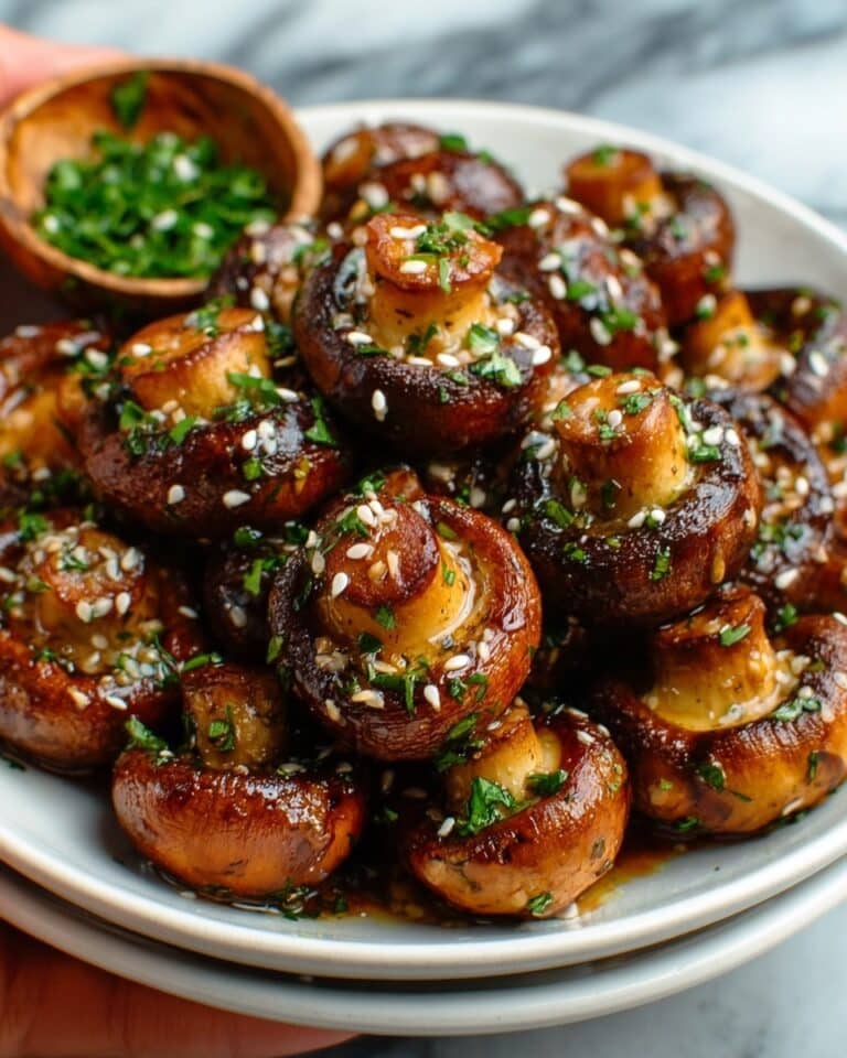 Steakhouse Garlic Butter Mushrooms Recipe