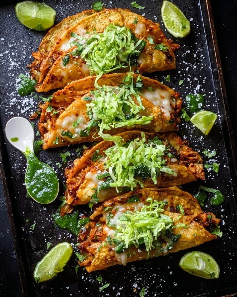 Crispy Poblano Chicken Tacos with Avocado-Jalapeño Salsa Recipe