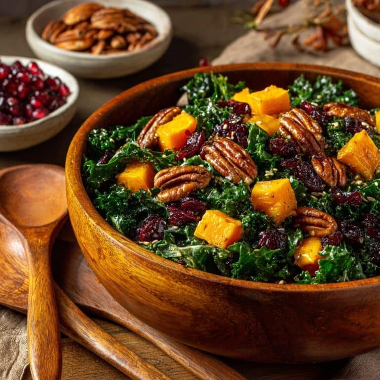 Roasted Butternut Squash and Kale Salad Recipe