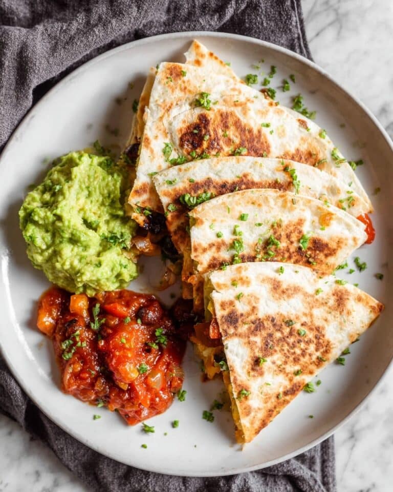 Black Bean Sweet Potato Quesadillas Recipe