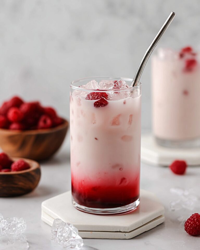 Vanilla Raspberry Iced Latte: A Refreshing Drink Recipe