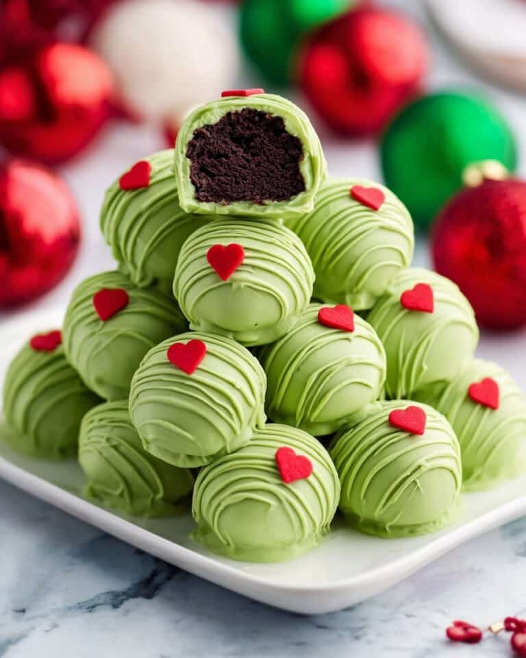 Grinch Oreo Balls Recipe