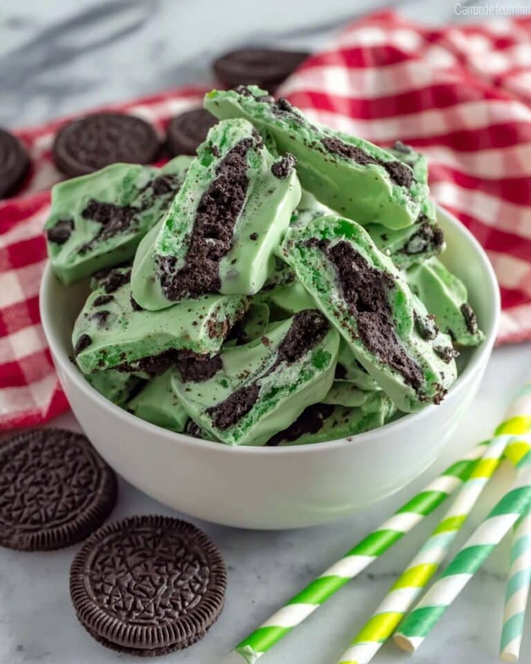 Mint Oreo Bark Recipe