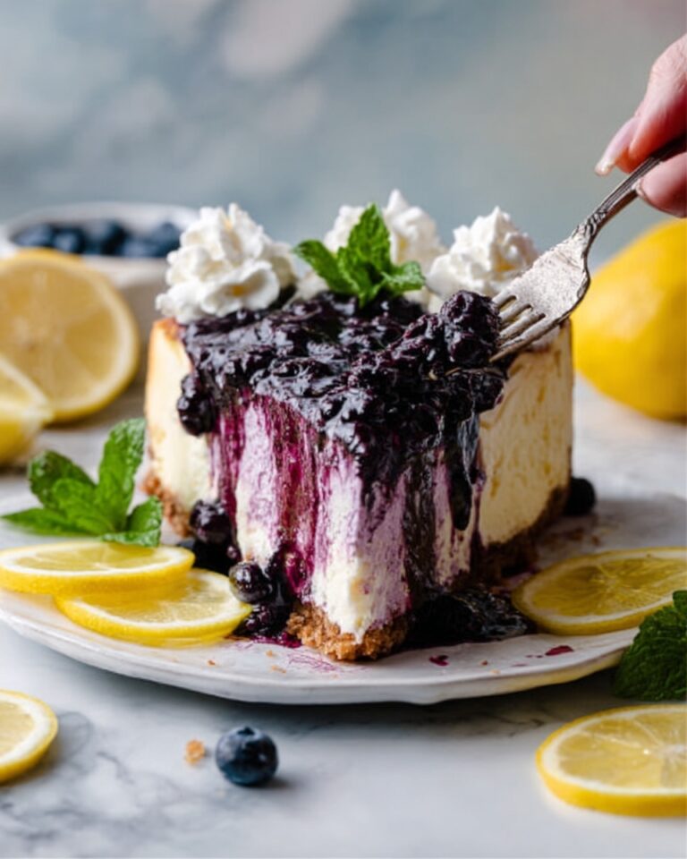Lemon Blueberry Cheesecake Recipe