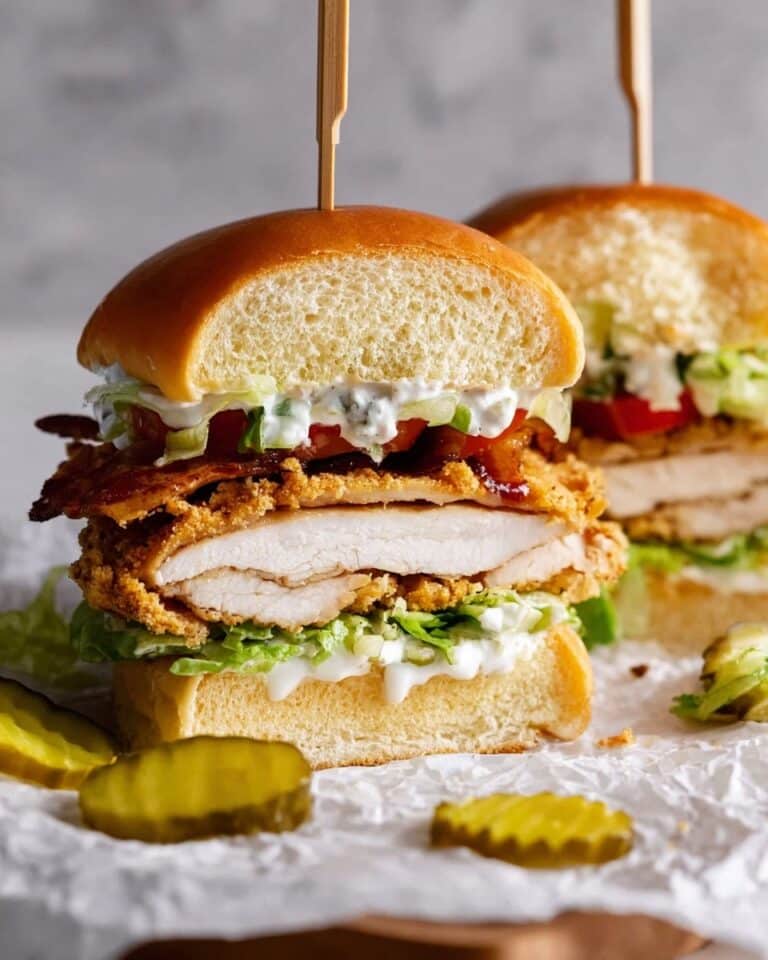 Crispy Fried Chicken Burger Recipe
