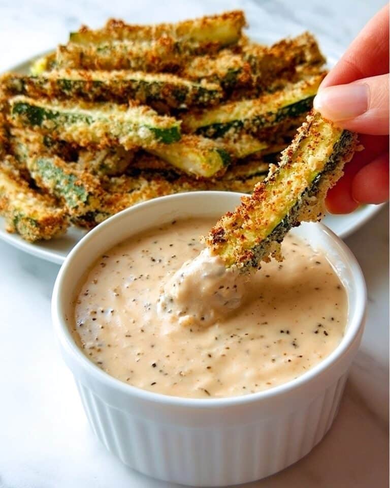 Baked Zucchini Sticks with Sweet Onion Dip Recipe